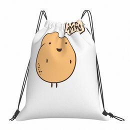 im A Potato Drawstring Bags Backpacks Girls Bag Custom Bags Backpack Sack Female Backpack w3Q8#