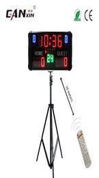 Ganxin LED Basketball Scoreboard Digital Portable Electronic Scoreboard With Stand2094183