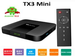 Android 100 TV Box TX3 Mini Allwinner Quad Core 2G 16GB 4K H265 1080P Set Top Boxes X96 M8S Pro W H961130074