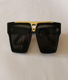 Square Evidence Sunglasses Gold Black Frame Dark Grey Lenses Sunnies Fashion Glasses for Men Sonnenbrille gafa de sol UV400 Protec7198951