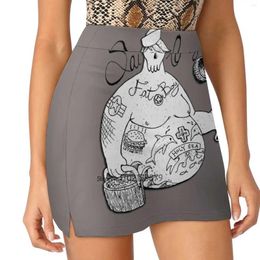 Skirts Fat Boy Bi.Sailors Women Sports Skirt Tennis Golf Dance Fitness Running Yoga Sailor Tattoo Art Skull Style Horror Sea