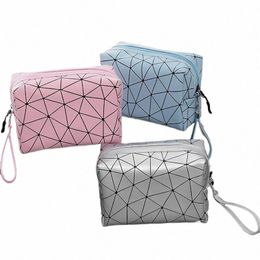 pu Fi Toiletry Bags For Women Korean Cosmetics Storage Organiser Wbag Bags For Women Travel Cosmetic Shell Bag 973y#