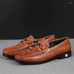 Casual Shoes Autumn Winter Mens Loafers Men Fashion Luxury Soft Men's Flats Moccasins Classic Original Leather Driving