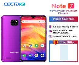 Ulefone Note 7 Smartphone 3500mAh 199 Quad Core 61inch Waterdrop Screen 16GB ROM Mobile phone WCDMA Cellphone Android818815598