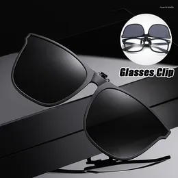 Sunglasses Polarized Clip On Men Pochromic Car Driver Goggles Night Vision Glasses Anti Glare Outdoor UV400 Sun Eyeglasses