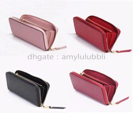 Whole Classic ladies long wallet female students retro embossed presbyopic coin purse zipper long section soft leather large c4027926