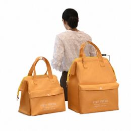 large Capacity Lunch Bag Women Waterproof Insulated Shoulder Crossbody Bags for Lunch Box Picnic Portable Fresh Cooler Bags 2023 d9Gi#