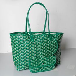 Tygväska axelväska lyxväska handväskor stor kapacitet färgglada shopping designer väskor rutiga dubbla bokstäver