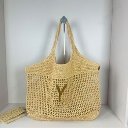 High quality straw bag Designer bag handbag Hollowed out tote bag Crochet shopping bag Summer fashion shoulder bags Beach bag Duffel bag straw coin purse Men and women