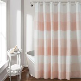 Shower Curtains Creative Amazon Fashion Polyester Luxury Modern Customised Size High Quality Stripe Waffle Curtain