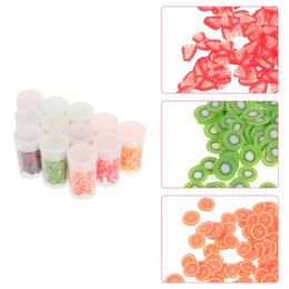 Nail Art Decorations Accessories Polymer Clay Slices Fruit Lip Gloss Charms Tint