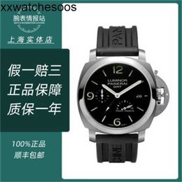 Top Designer Watch Paneraiss Watch Mechanical PAM00321 Steel Material Two Place Dynamic Storage 44mmQZFT