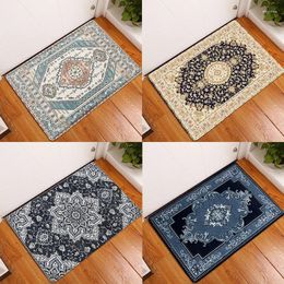 Carpets Persian Carpet Pattern Kitchen Bathroom Entrance Door Mat Bedroom Floor Non-slip Absorbent Home Can Be Customised