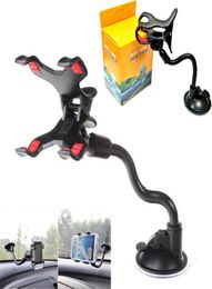 Car Mount Long Arm Universal Windshield Dashboard Mobile Phone Car Holder 360 Degree Rotation Car Holder with Strong Suction Cup X2384890