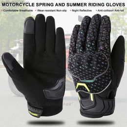 Cycling Gloves Var Summer Motorcyc Gloves Full Finger Racing Guantes Moto Sports Protection Riding Motocross Breathab Luvas For Men Woman L48