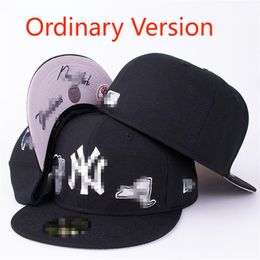 Hot Fitted hats Snapbacks hat baskball Caps All Team For Men Women Casquette Sports Hat NY Beanies flex cap with original tag size 7-8 l6