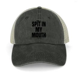 Berets Spit In My Mouth Cowboy Hat Hip Hop Fashion Beach Women's Golf Wear Men's