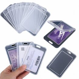 10pcs Waterproof Transparent Card Cover Women Men Student Bus Card Holder Case Busin Credit Cards Bank ID Card Sleeve Protect L4ue#