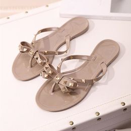 Новые бренды Sandals Women Summer Fashion Beach Shoes, шлепанцы желе, повседневные сандалии, тапочки с плоским дном, пляжные туфли