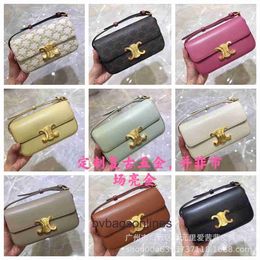 High end Designer bags for women Celli same Mini staff underarm bag tofu bag lock single shoulder box Mediaeval underarm bag original 1:1 with real logo and box