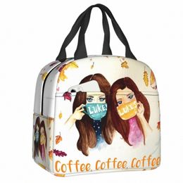 gilmore Girls Thermal Cooler Insulated Lunch Bag Women Portable Lunch Tote Box for Outdoor Picnic Multifuncti Food Bags g9xh#