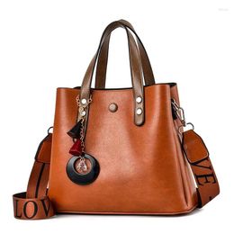 Shoulder Bags Shangxin Bucket Handbags 2024 Fashion Women's Trend Wild Atmosphere Single Messenger Bag Women