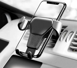 Newest Universal Car Phone Holder Air Vent Mount Stand For Phone In Car No Magnetic Mobile Phone Stand Holder with retail package 5814390