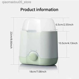 Bottle Warmers Sterilizers# Baby bottle heater portable professional beauty food and milk 150W dual baby disinfectant Q240417