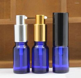 Storage Bottles 10ml Clear/blue/green/brown Glass Bottle Pump Essential Oil Serum Moisture Essence Mist Sprayer Liquid Skin Care Cosmetic