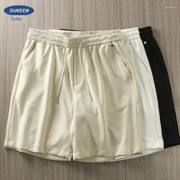 Men's Pants EN American Ice Silk Shorts Summer High Street Pure Cotton Khaki Sports And Casual For Men