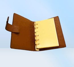 R20105 DESK Wallet AGENDA COVER Designer MEDIUM SMALL RING Refills Planner Notebook Key Coin Card Passport Holder Pochette Cle9556533