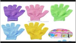 Brushes Sponges Scrubbers Bathroom Aessories Home Garden Drop Delivery 2021 Exfoliating Moisturising Gloves Bath Shower Mitt Scrub9606223