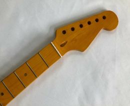 New Electric guitar neck 22 fret 255 inch maple fingerboard dot inlaid Matte finis3599952