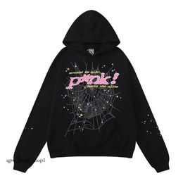 Women Hoodie Men's Hoodies Designer Sweatshirts Quality Sweatshirt Couple Sweater Clothing Fashion Tracksuit Black White Pink Spider Web Gra 818