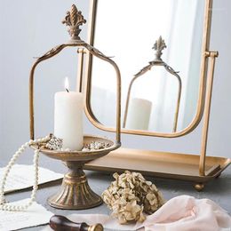 Candle Holders Decorative Metal Tray And Holder