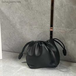 Loeweelry high quality genuine leather designer bags women luxury brand Series Flamenco Small Bag Lucky Bag Drawstring Women Top Brand Shoulder Totes