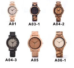 Watches Deer Wholesale Wood Watches for Mens Japanese Quartz Wristwatch Male Promotion Sale High Quality Free Shipping
