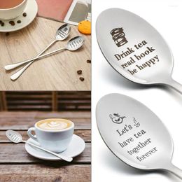 Spoons Friends Family Present Valentine's Day Gift Couple Coffee Love Spoon Teaspoon Engraved