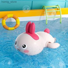 모래 놀이 물 재미 아기 부유 수영 장난감 귀여운 동물 기계 메커니즘 욕조 수영장 유아 1-3 세 Y240416
