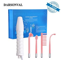 Portable Electrode High Frequency Spot Acne Remover Skin Care Massager For Face Beauty Device Spa Salon Home 2105181378880