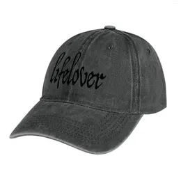 Berets Lifelover Black Solid Logo Cowboy Hat Trucker Cap Fashionable Luxury Woman Men's