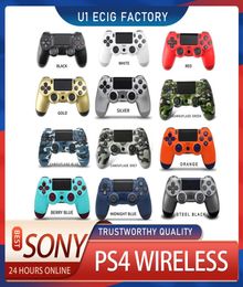 Logo PS4 Wireless Controller High Quality Gamepad 22 color For Vibration Sony Joystick Game pad GameHandle Controllers Play Statio3831506