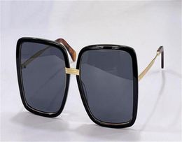 New fashion design sunglasses 0903S square frames metal temples simple and versatile style outdoor uv400 protective glasses top qu1283798