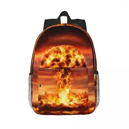 Backpack Nuclear Explosion Backpacks Boys Girls Bookbag Fashion Children School Bags Laptop Rucksack Shoulder Bag Large Capacity