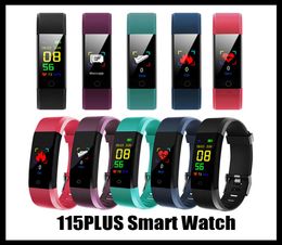 115plus Smart Watch Men Women Blood Pressure Round Smart wristband Waterproof Sport Smart Watch Fitness Tracker For Phone Android 6490412