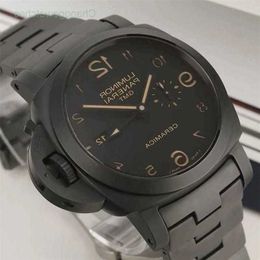 Designer Wristwatch Luxury Wristwatch Luxury Watch Automatic Watchpenerei Luminouse Use 1950 Series Automatic Mechanical Ceramic Mens Watch Pam0043yokigwfm