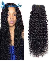 8A Brazilian Curly Hair Bundles 100 Unprocessed Brazilian Kinky Curly Human Hair Weave Bundles Natural Colour 1726763