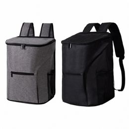 insulated Backpack Portable Insulated Backpack Cooler Bag Waterproof Lunch Backpack for Work Outdoor Picnic Beach Cam g1mL#