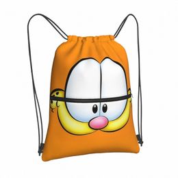 drawstring Bags Backpacks Shoe Fabric Small Sports Travel Lightweight Student Cuet Carto Animati Color Anti-pilling Trendy 69GT#