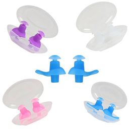 Swimming earplug: soft silicone, water proof, exquisite boxed, waterproof, noise proof and sound proof earplug